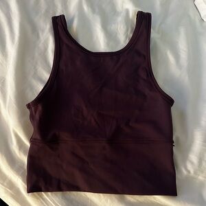 Lululemon cropped tank top